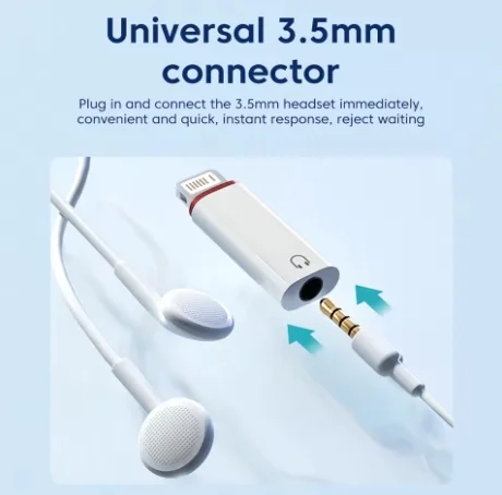 IOS To 3.5mm Jack AUX Audio Adapter For iPhone 14 13 Pro Max Type C To 3.5mm With Mic For Samsung Xiaomi Headphone Connector image 3