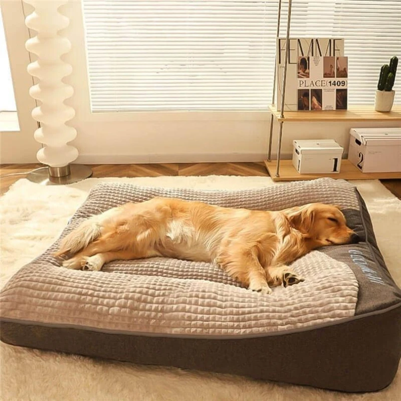 Kennel All Seasons Dog Sleeping Pad Removable and Washable Pet Pad Shredded Sponge Granules Filled Sleeping Kennel