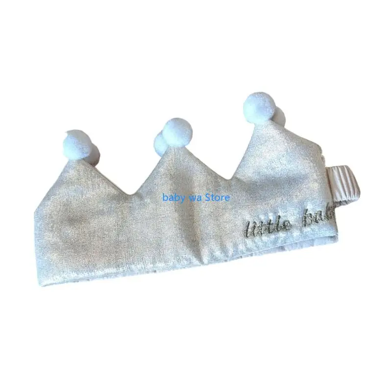Royal Theme Baby Boy Headwear For 100 Days Celebration First Birthday Accessory 4XBD