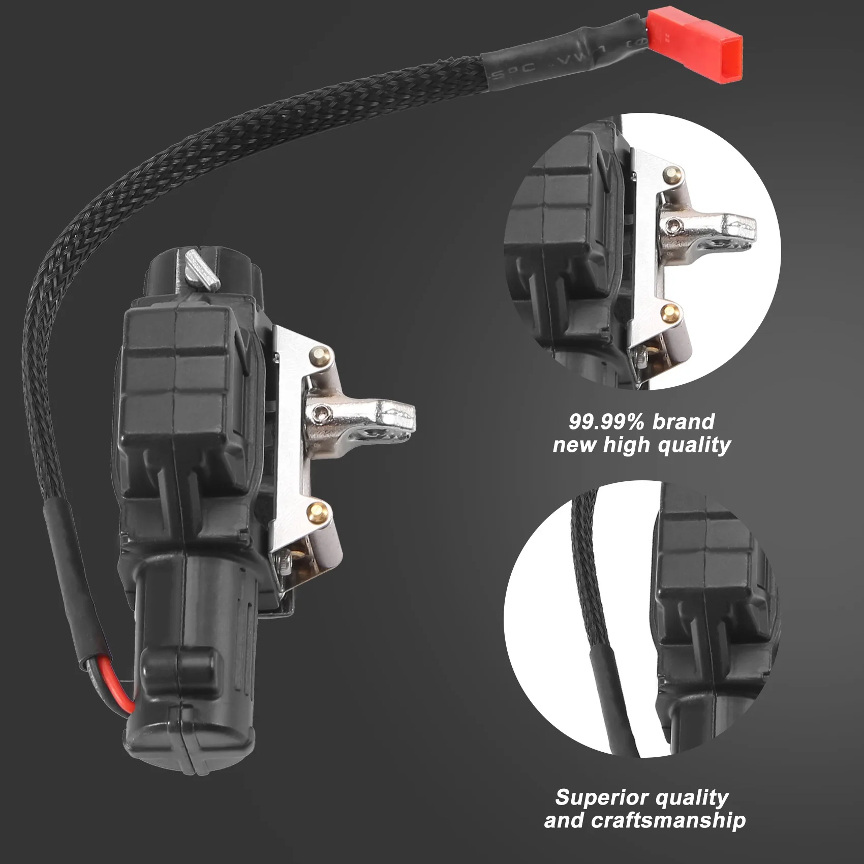 A71Z Metal Steel Wire Automatic Simulated Winch For 1/10 RC Crawler Car Axial SCX10 90046 Traxxas TRX4 D90 Redcat