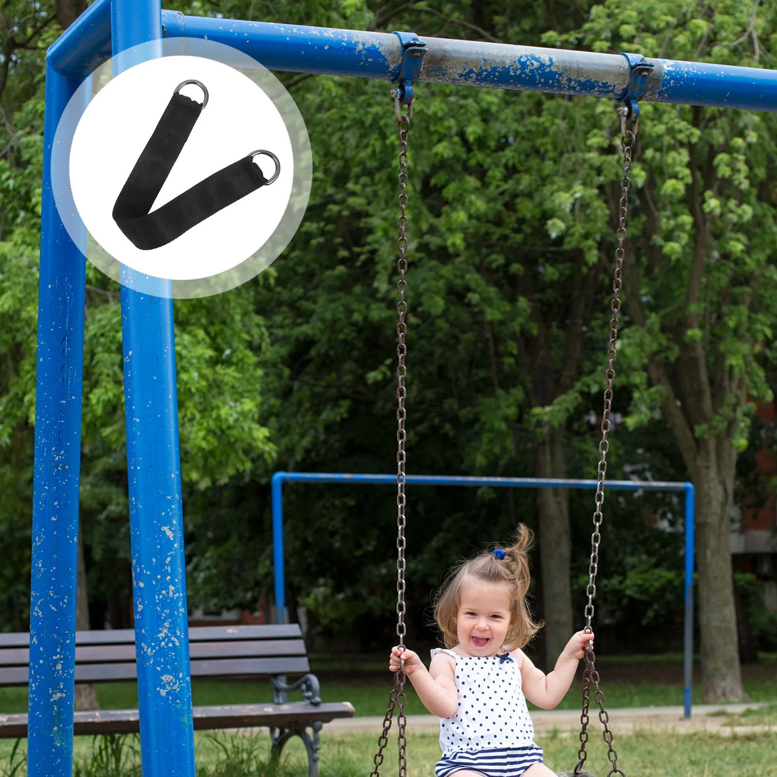 

2Pcs Outdoor Tree Swing Hanging Straps Heavy Duty Extension Kit for Indoor Outdoor Hammock Swing Porch Hanging Straps with