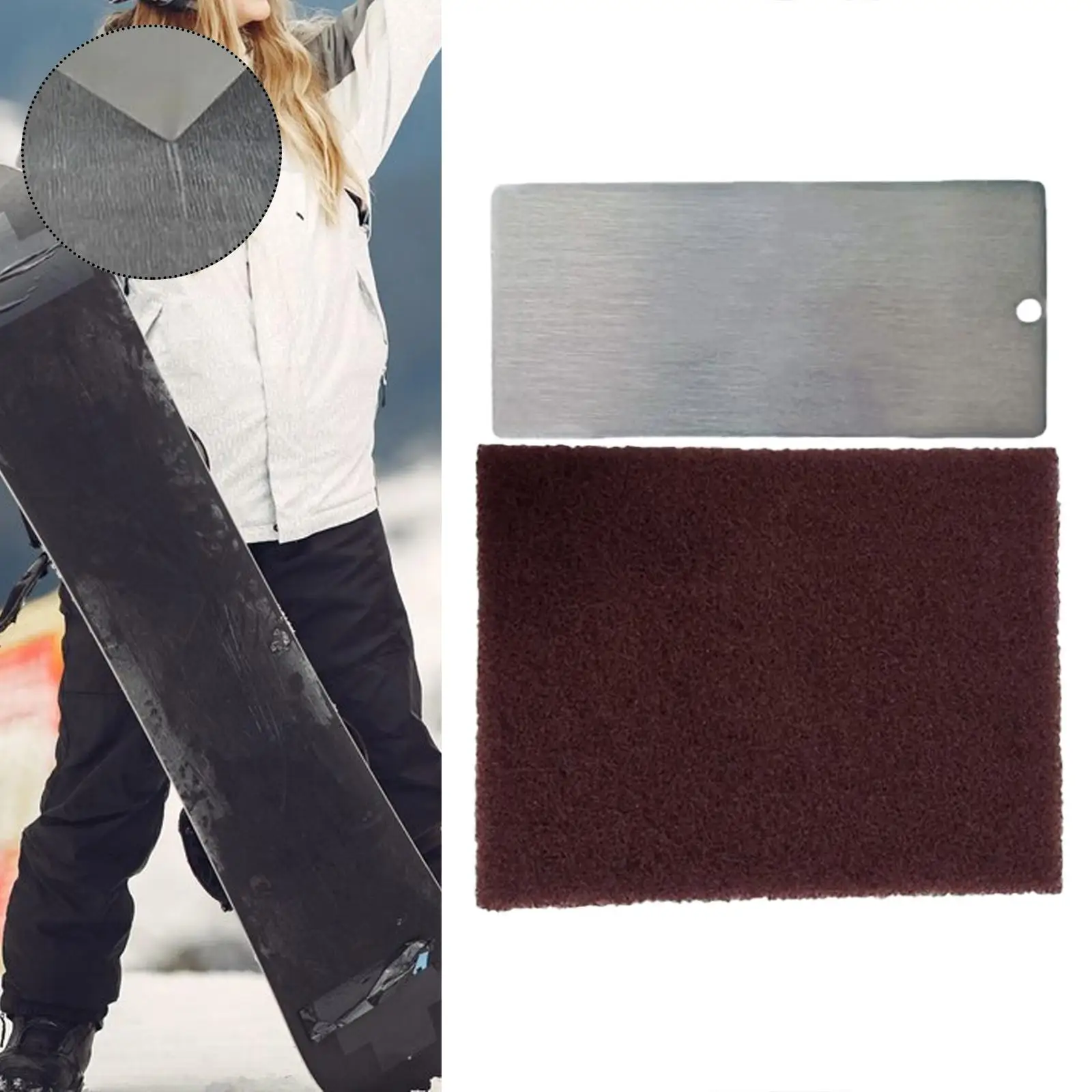 

Ski Wax Scraper Snowboard Wax Scraper Kit for Outdoor Snowboard Tuning