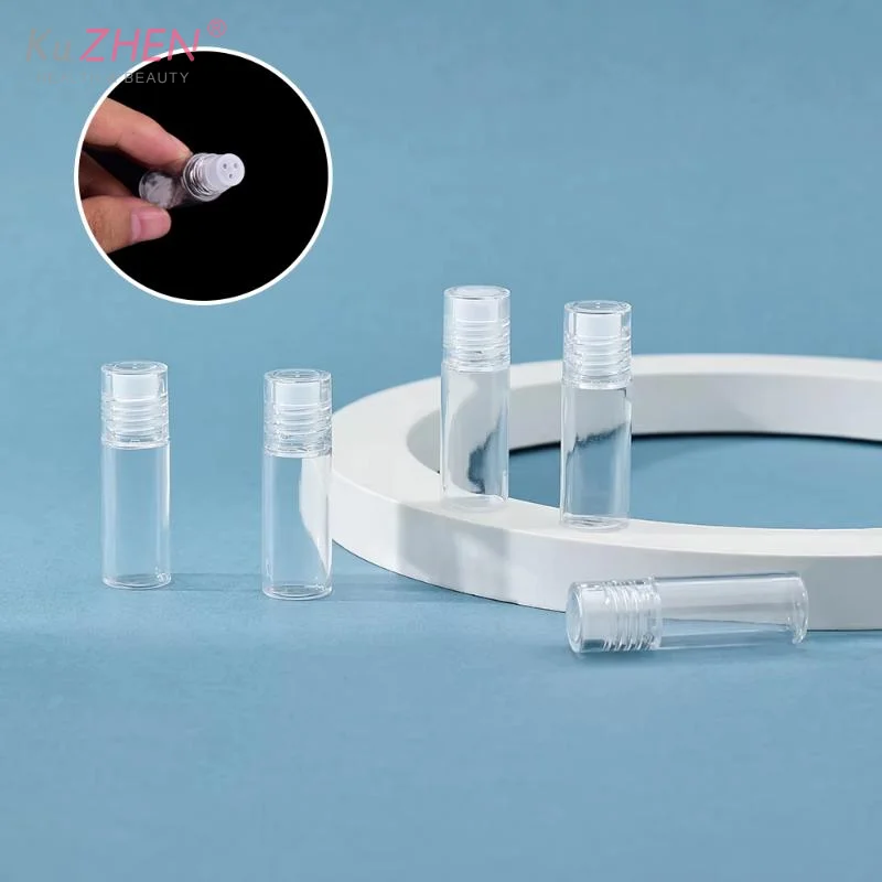 5Pcs Mini Klar 3ml Leere Lose Pulver Behälter Kunststoff Flasche Mit 3-loch Stecker Sichter Nachfüllbar für Lidschatten Kosmetik