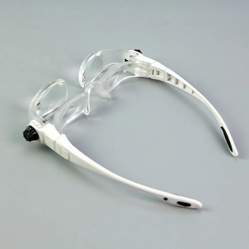 Zoom Mobile Phone Glasses Magnifying Glass Cellphone Screen Wearing Magnifier with Phone Holder