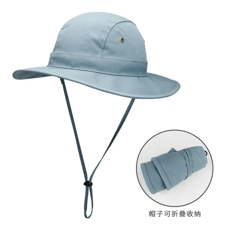 

Summer Sun Hat Men Women Multi-Functional UV Wide-Brimmed Fisherman Hat Women Neck Protection Riding Hunting Hat