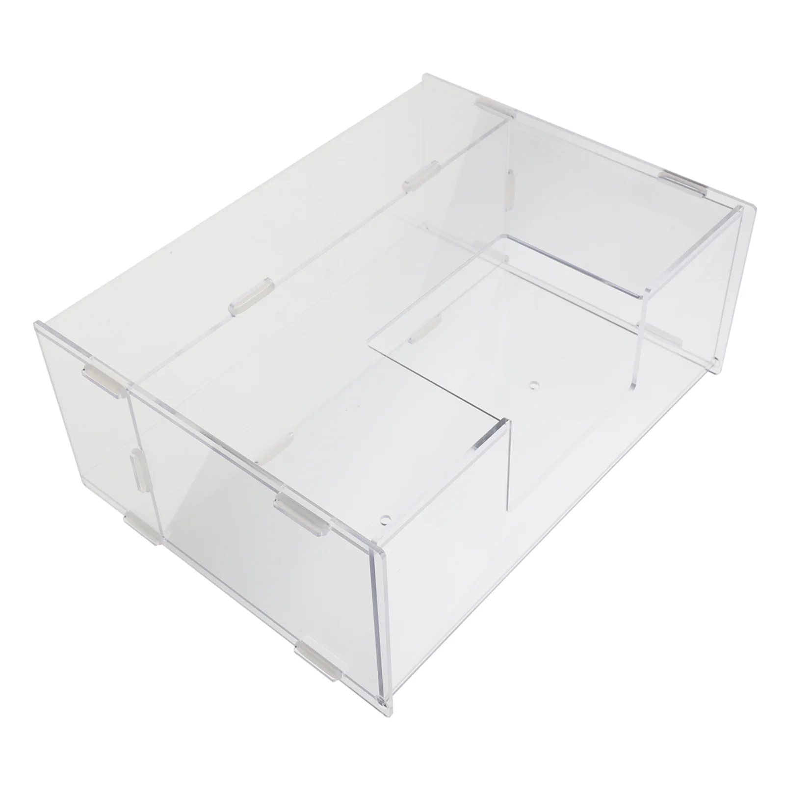 

Large Capacity Rabbit Hay Feeder Acrylic Wear-Resistant Bunny Feed Groove for Guinea Pigs Hamsters Small Pets Storage Rack Hay