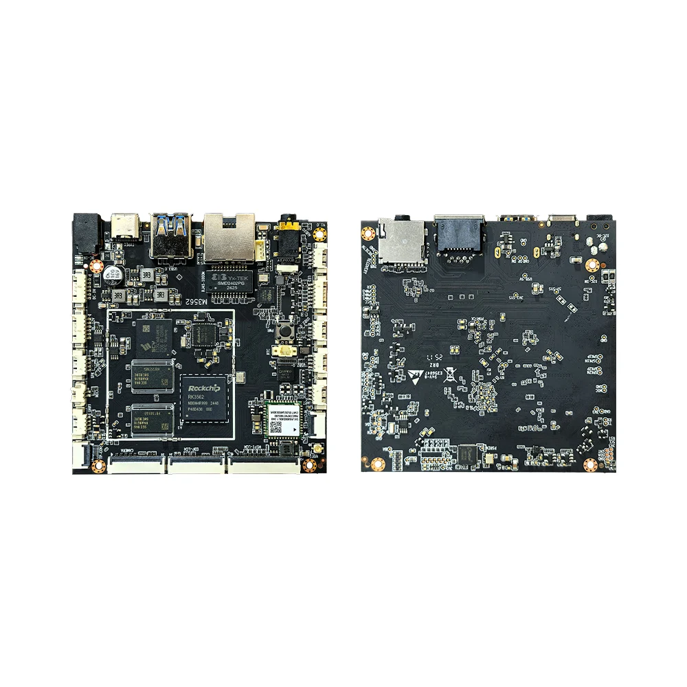 

RK3562 Embedded AI Computing Board 4-Core 2.0GHz 1 TOPS NPU Single Board Computer Rockchip AIOT WiFi6 Bluetooth5.2 Android SBC
