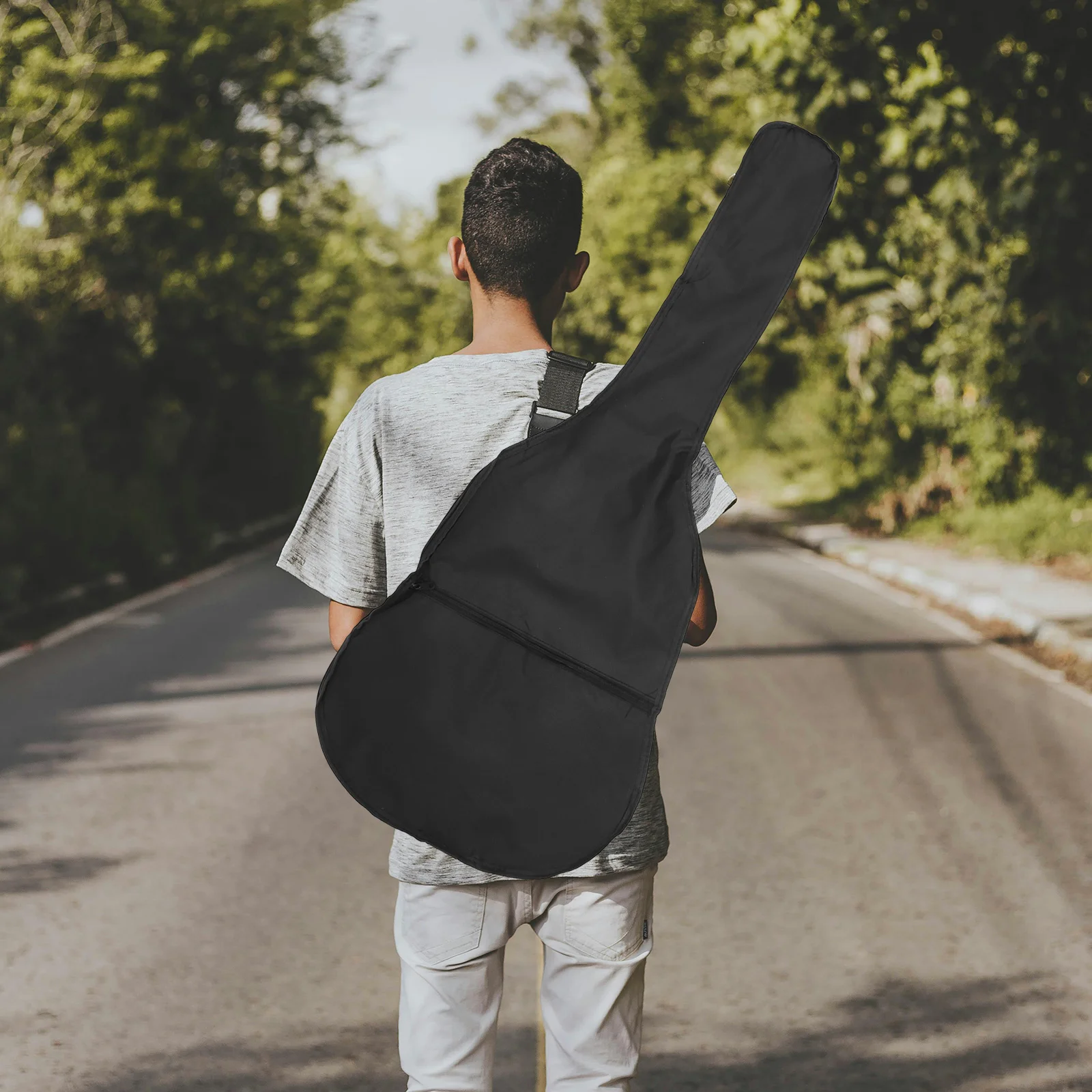 Tas voor akoestische gitaar, contrabaskoffer voor elektrische ukelele, eenvoudig draagtasje voor kinderen, opbergkofferonderdelen