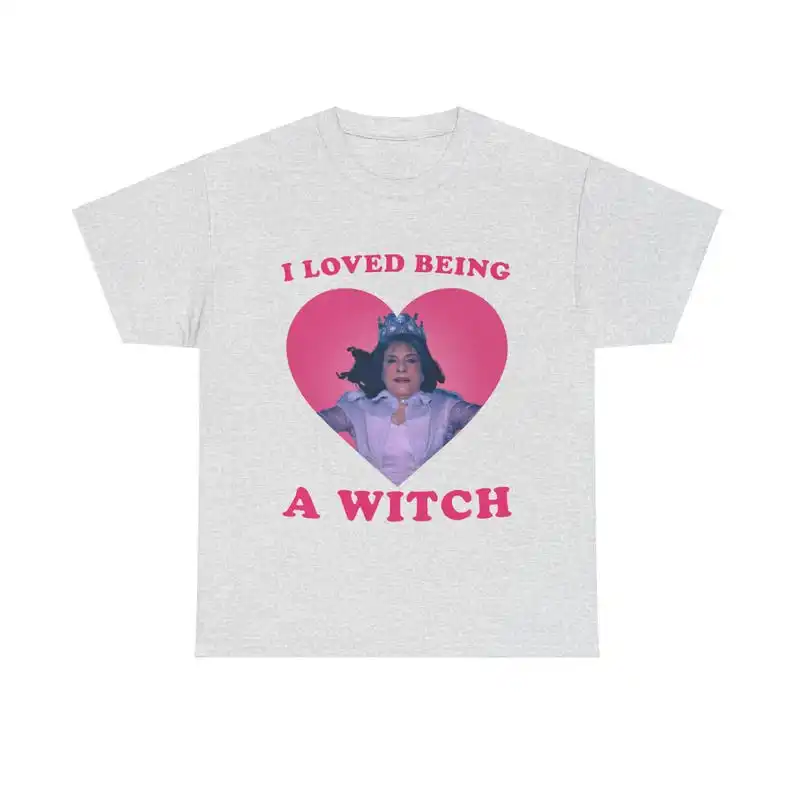 I Loved Being A Witch Patti LuPone As Lilia Calderu Agatha All Along Pink Heart Shirt Trending Unisex Tee T-shirt