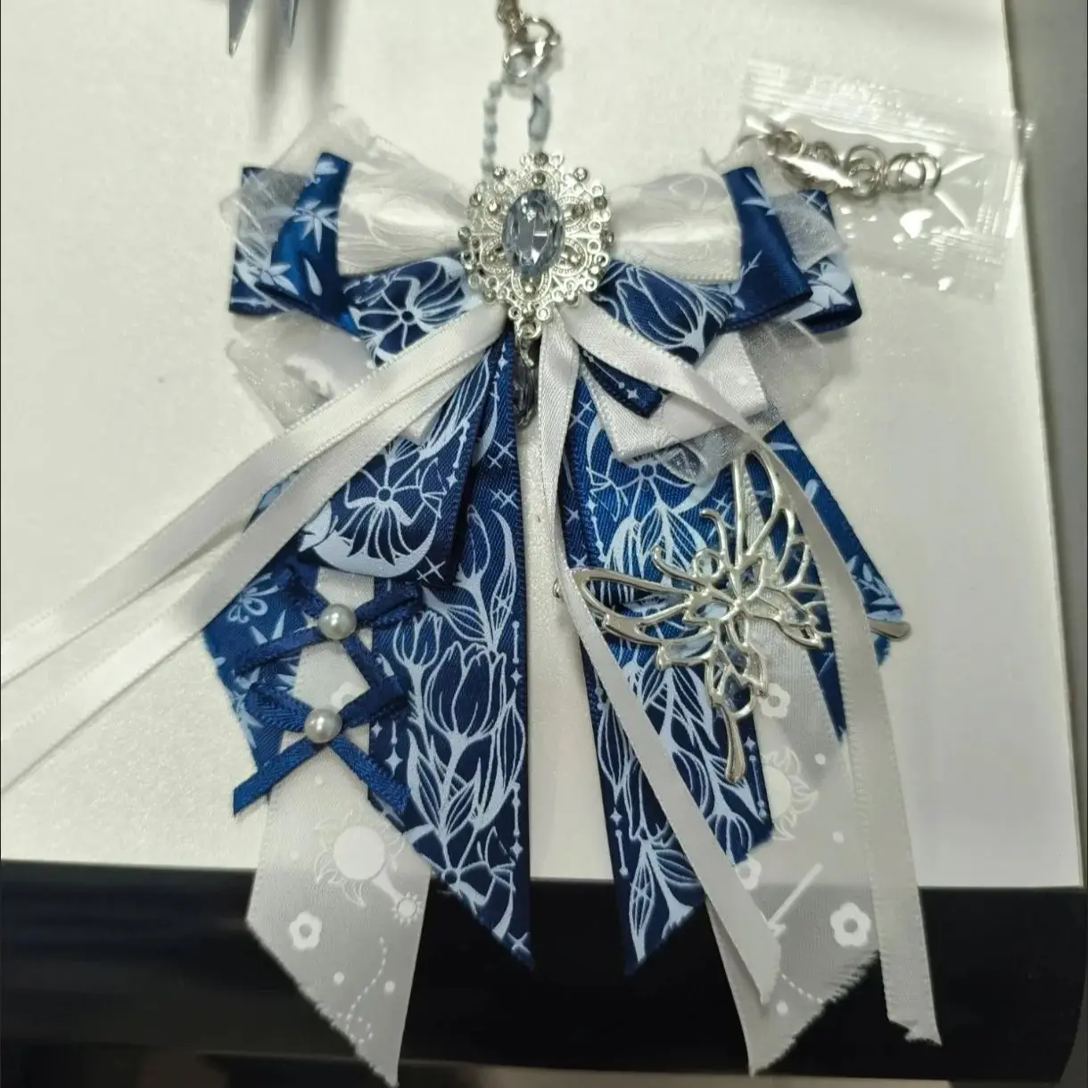 itabag Charm Decoration Ribbon Bow Light stick  itabag acceesories Pendant Keychain Friend Gift Anime Concert Support Stick
