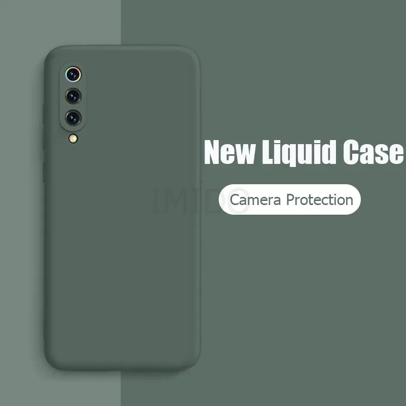 For Xiaomi Mi 9 SE Case New Liquid Silicone Matte Soft With Camera Protection Cover For Xiaomi Mi 9 Mi9 SE Phone Cases