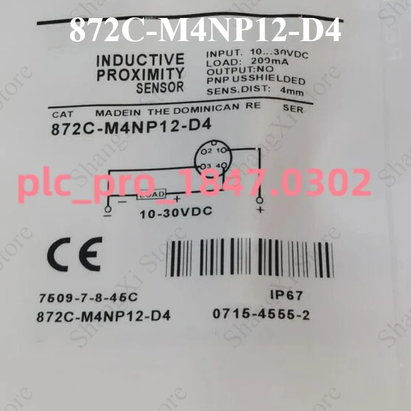 1PC Brand New 872C-M4NP12-D4 Proximity Switch 872C-M4NP12-D4 Fast Delivery