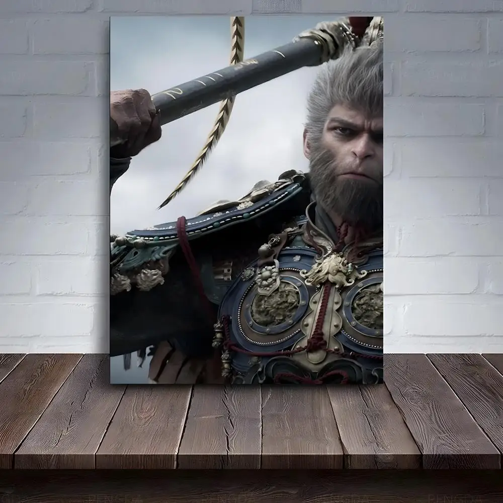Black Myth Wukong Poster PC Hot Poster Art HD Canvas AAA Advanced Aesthetic Printing Paper Wall Art For Living Room Home Decor