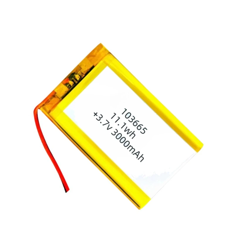 高品質 103665 バッテリー 3.7V 3000mAh ポリマーリチウム電池 スピーカー デジタルカメラ Bluetooth キーボード タブレット PC DVD用
