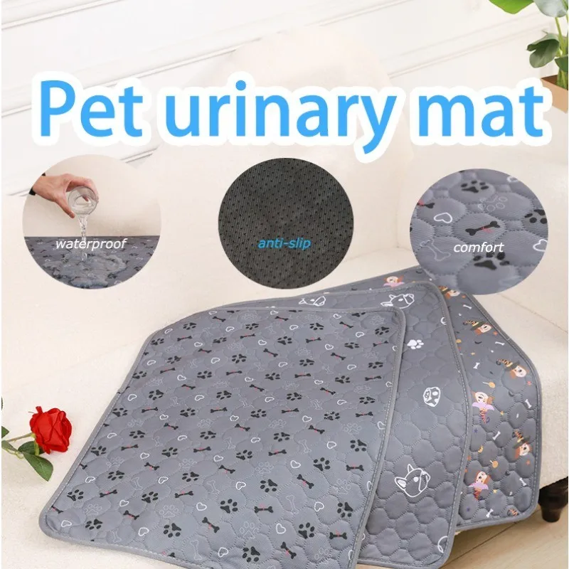 Manta reutilizable para perros, almohadilla lavable para entrenamiento de cachorros, pañal muy absorbente, cama para mascotas, alfombrilla para