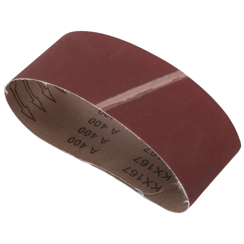 3X21 Inch (75X533Mm) Aluminium Oxide Schuurband 15 Pak Schuurbanden (80 120 180 240 400 Grutten) Voor Bandschuurmachine