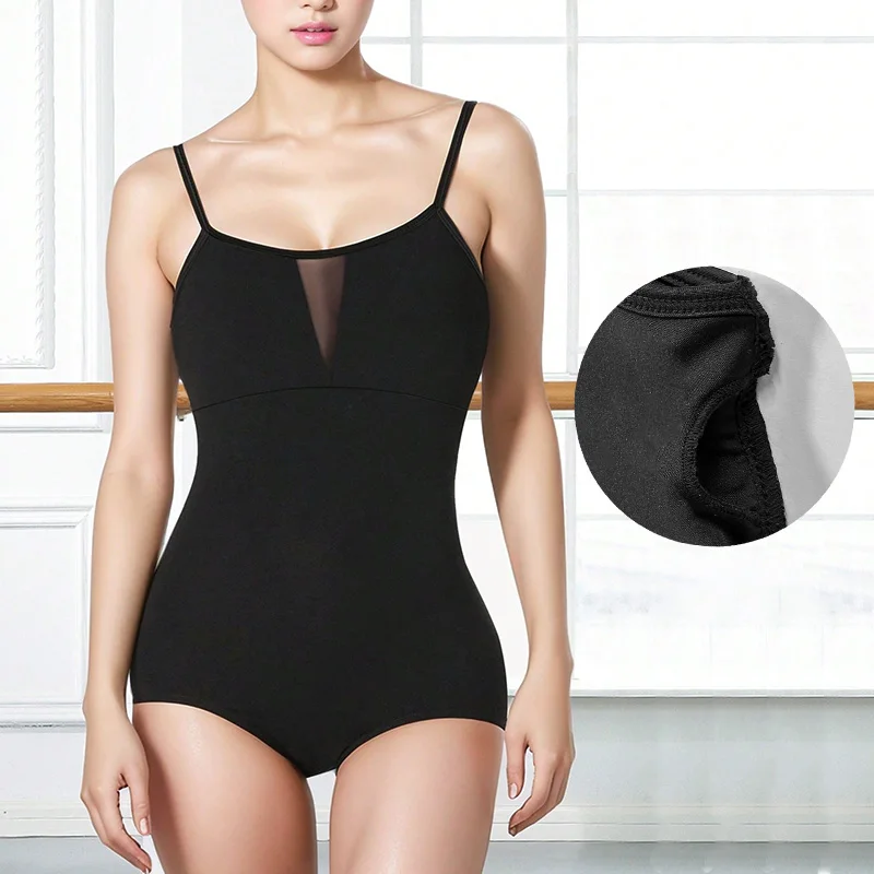 المرأة الكلاسيكية بروتيل الباليه ملابس رقص الجمباز للكبار الجمباز الرقص تانك القمم مع بطانة أمامية ناعمة ملابس الباليه