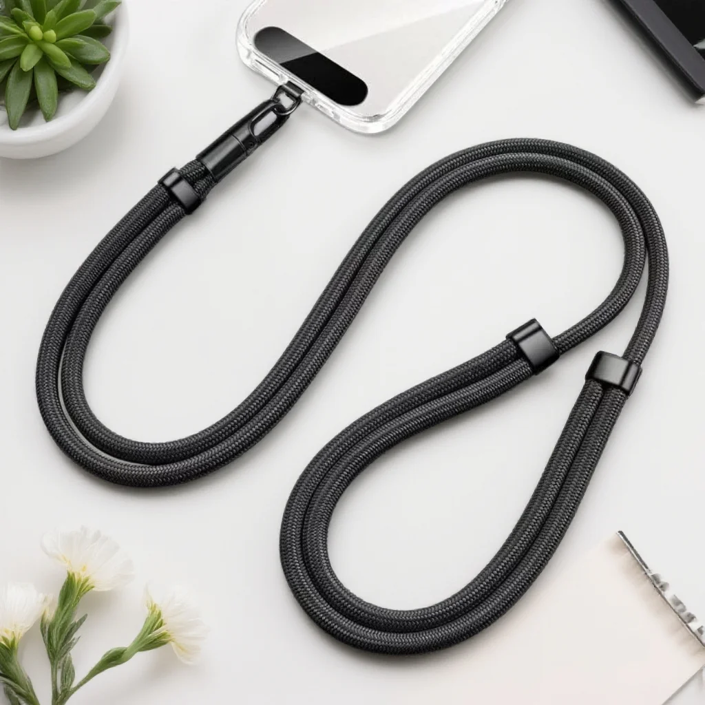 Universal Phone Lanyard with Clip - Upgraded Anti-Drop 360° Rotation Adjustable Neck &amp; Crossbody Strap Compatible with All Phone