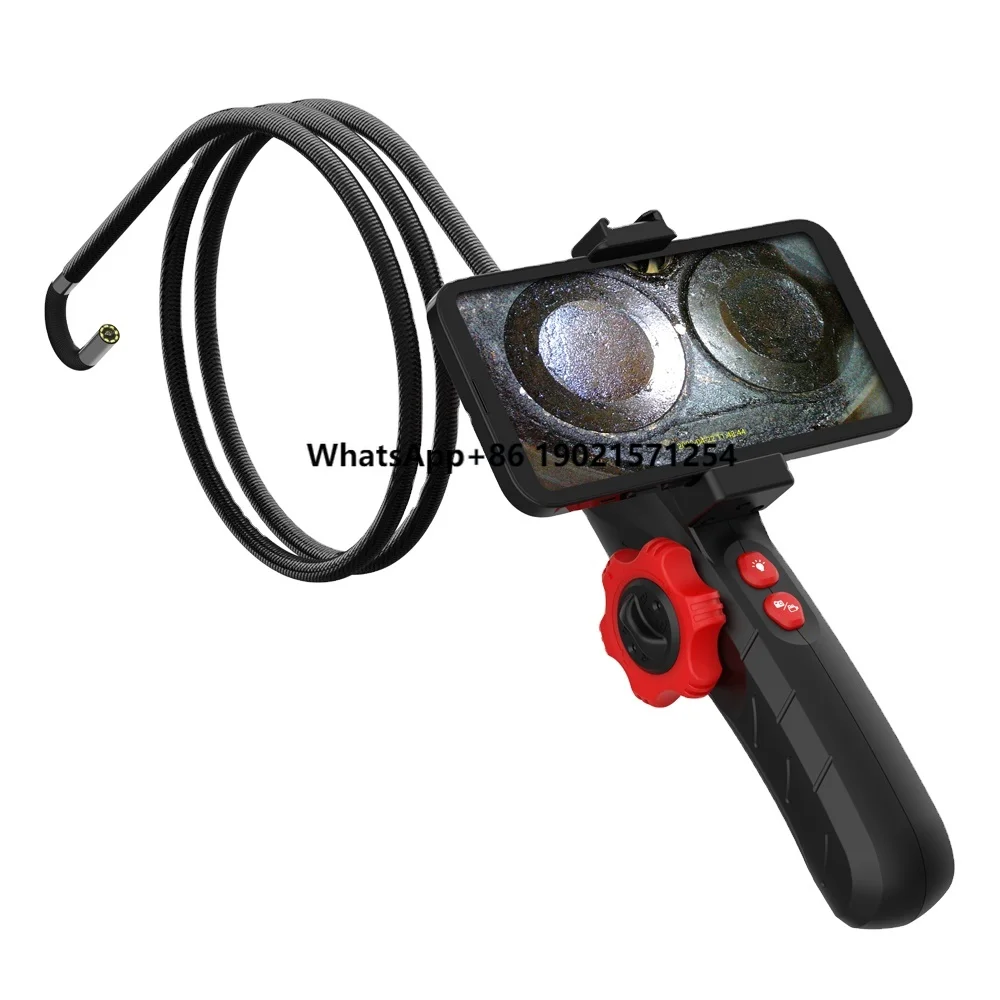 2-way Articulating HD USB Inspection   Borescope Endoscope for Android and IOS Phone 360 Degree Rotating  IP 67 Waterproof