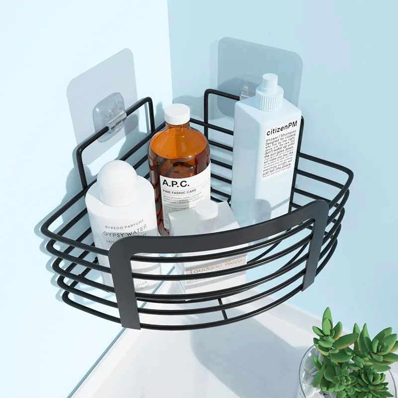 

Органайзер для ванной комнаты из нержавеющей стали, стильный угловой практичный душ, подходит для хранения туалетных принадлежностей, место для хранения в ванной комнате