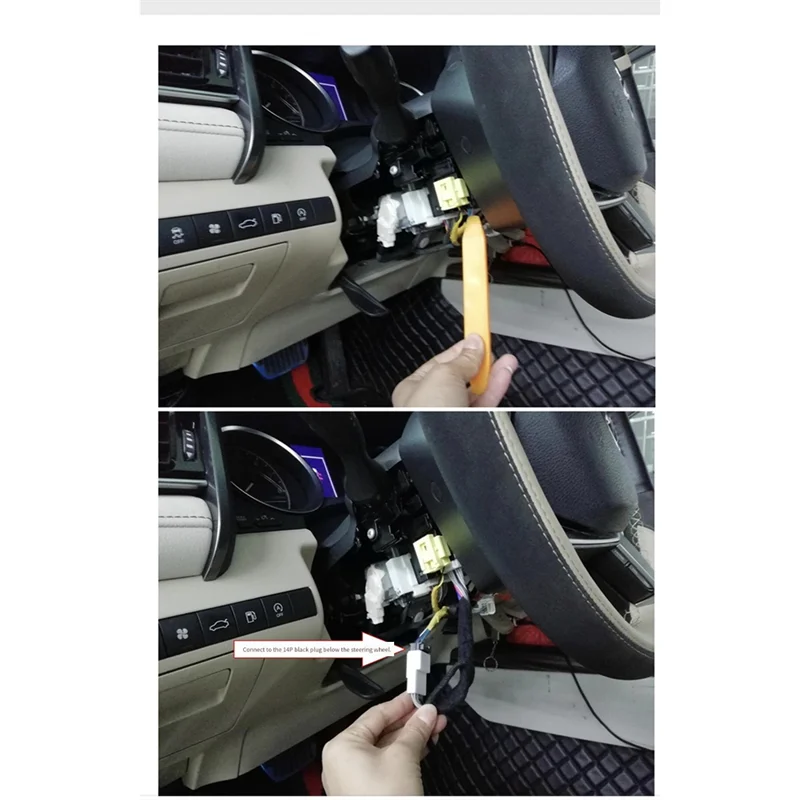 ABOK-لتويوتا كامري 2018-2023 64 ألوان LED حامل الكأس المركزي ضوء LHD الداخلية ديكور جو المحيطة مصباح #6