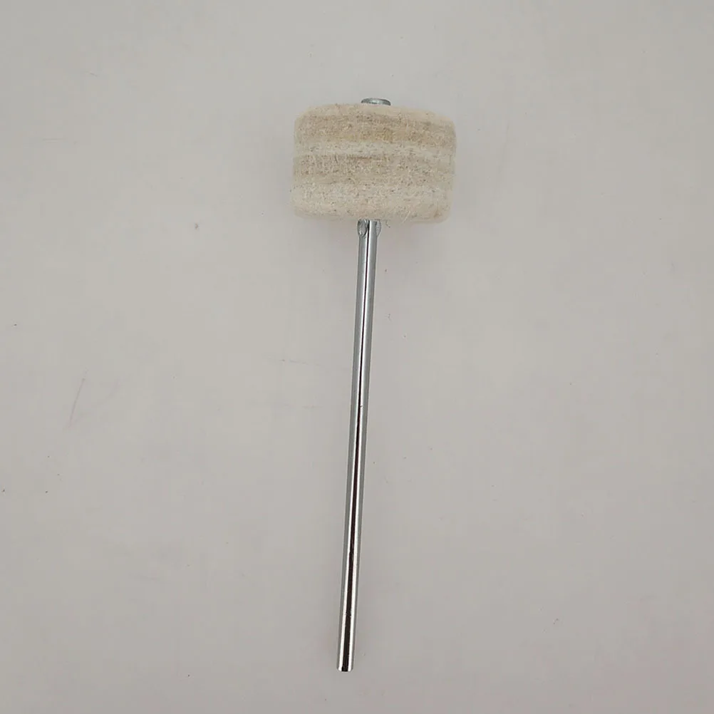 

Stainless Handle Drum Pedal Hammer White Strong Build for Drum Kick Percussion Instrument Part Replace Components