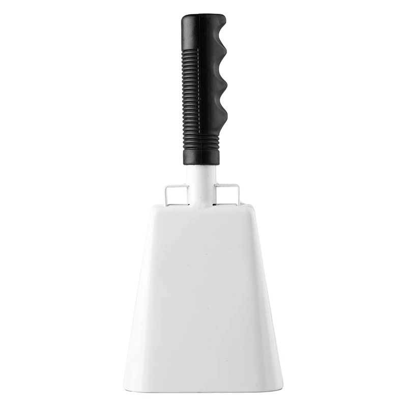 

10Inch Steel Cow Bell With Handle, Cheering Bell And Loud Noise Makers For Sporting, Football Games Musical Instrument-A Durable
