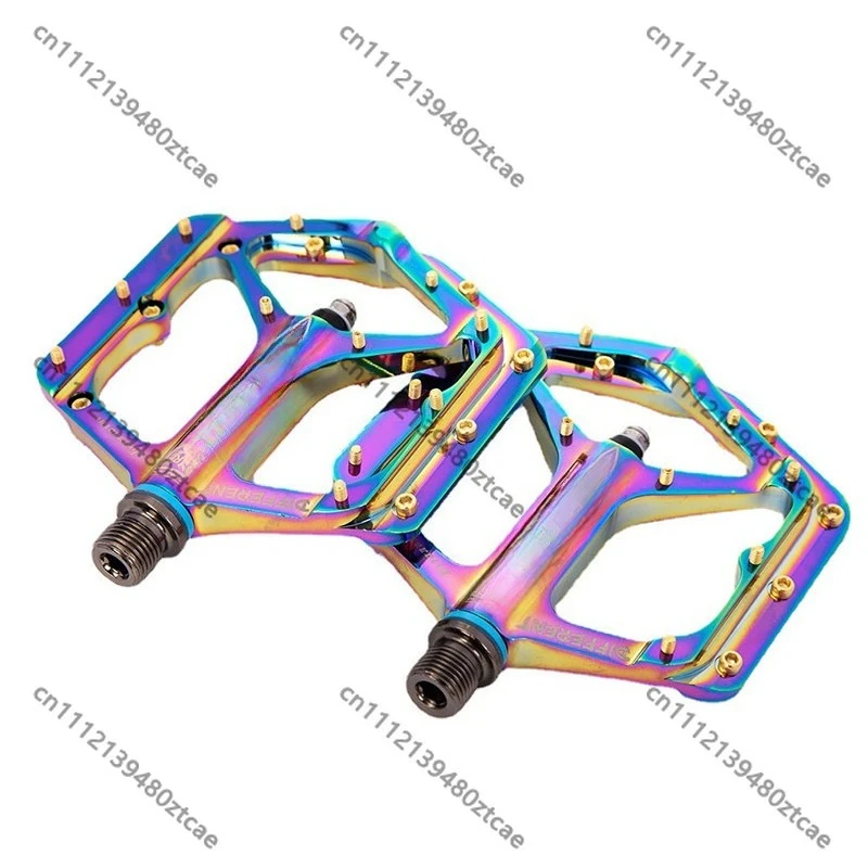 Sealed DU Bearing CNC Aluminum Alloy Bicycle Pedals Color Anti-Slip Foot Pegs For MTB Off Road Cycling