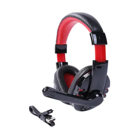 Écouteurs sans fil Bluetooth 4.2 sur l'oreille, suppression du bruit, écouteurs réglables, basses profondes, stéréo, Micro casque de jeu