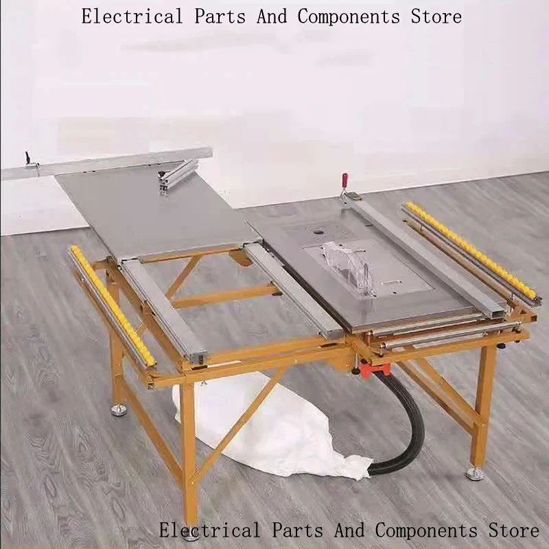 Stainless Steel Table Dust-Female Saw Double Guide Rail Folding Push And Pull Woodworking