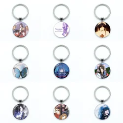 Malice Mizer Visual Kei Rock Band Mana Sama Gothic Rock Aesthetic Glass Pendant Keychain Jewelry Charm Bag Souvenir Key Ring