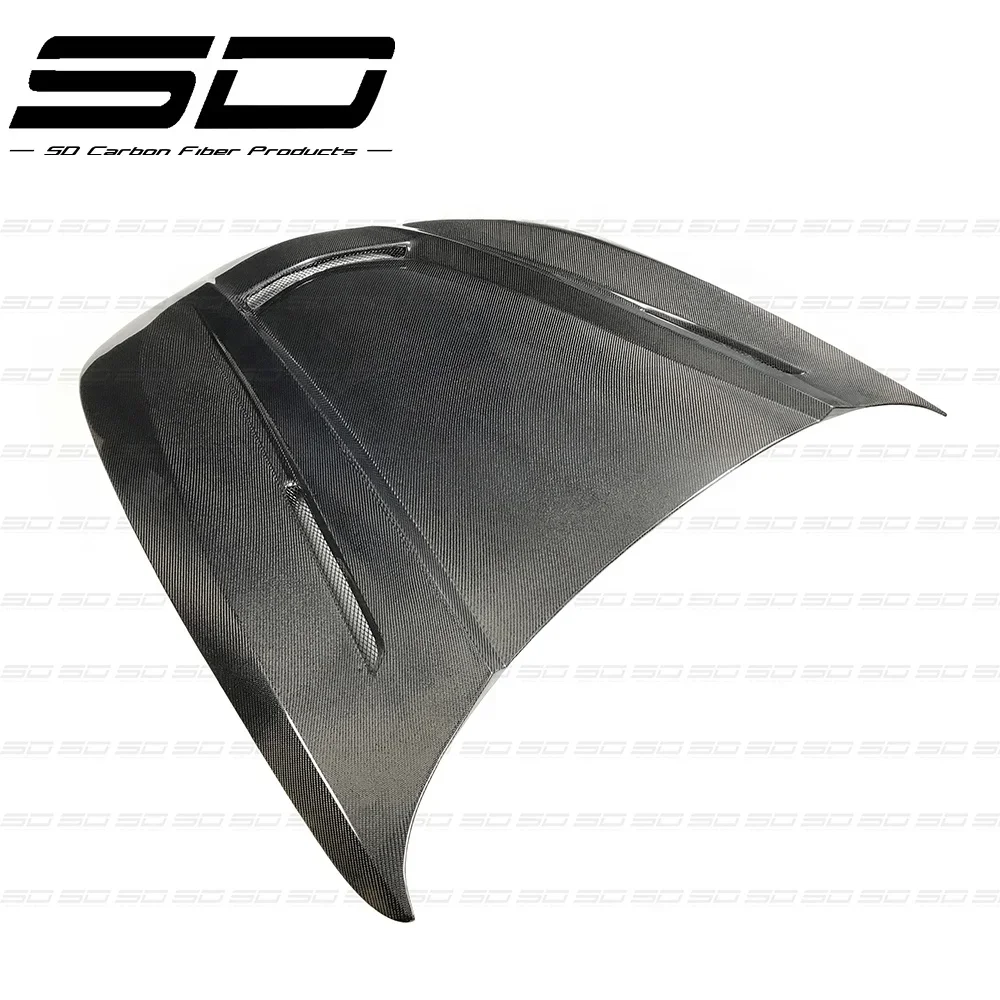 SD Style Carbon Fiber Car Parts Engine Hood Bonnet For Alfa Romeo Stelvio