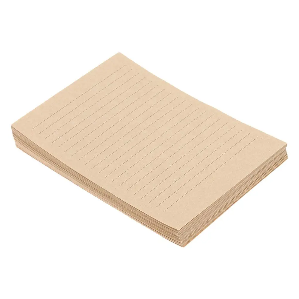 

200 Pcs Stationery Vintage Loose Leaf Ppaer Nostalgia Lined Letter Paper Ruled Writing