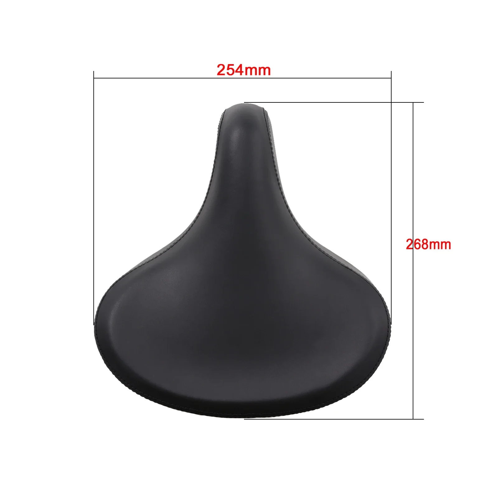 TESNO MTB City Bike Soft Seat Comfortable Bicycle Saddle part Shockproof Cycling Pure Steel Leather Cushion Waterproof Accessory