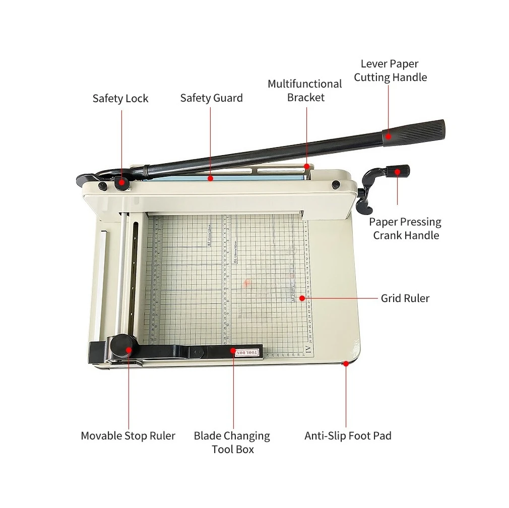 School/Office Custom Paper  A4 A3 Heavy Duty Manual Cutter