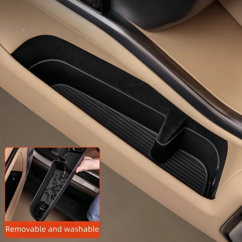

Auto Car Door Storage Box Fit for BYD Leopard 8 2024 2025 Modified Auto TPE Door Slot Silicone Storage Pad Interior Accessories