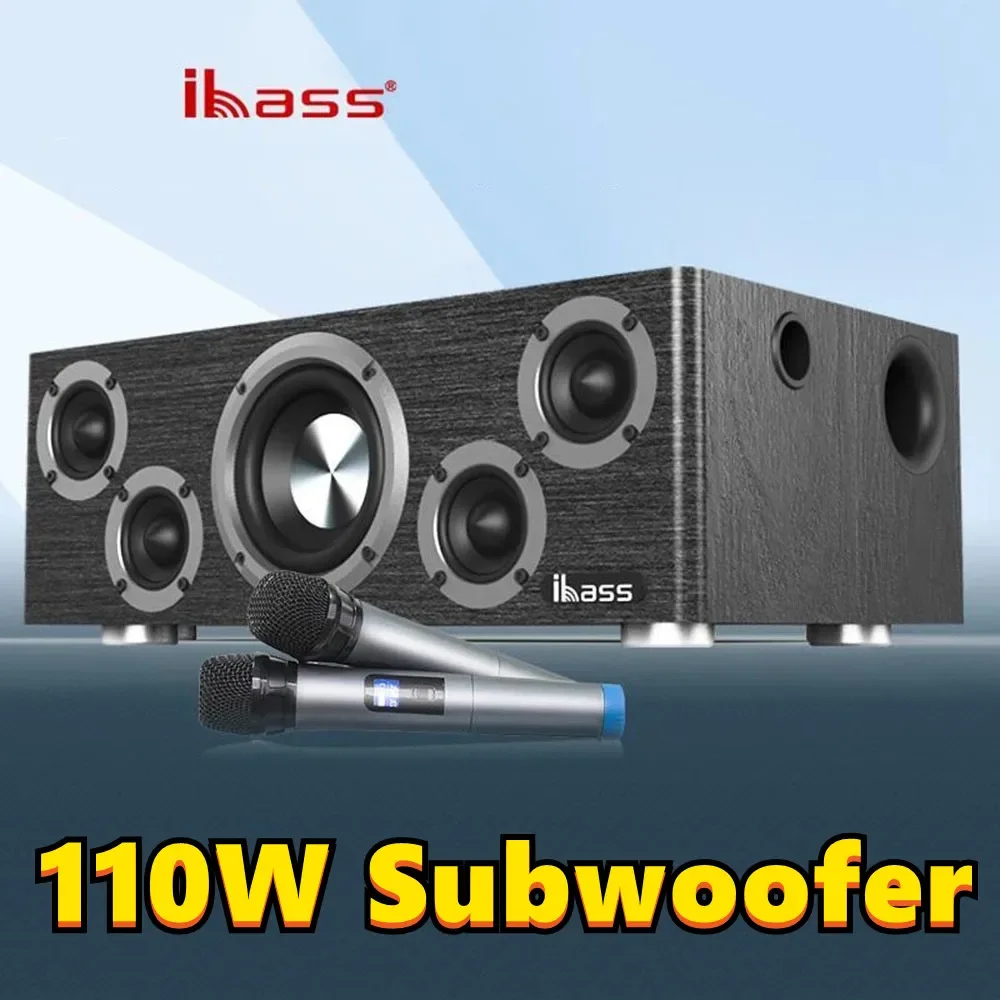 110W Bluetooth Speaker Home Theater Music Center Echo Wall Amplifier Speaker DSP Sound Processing PC TV Soundbar Subwoofer