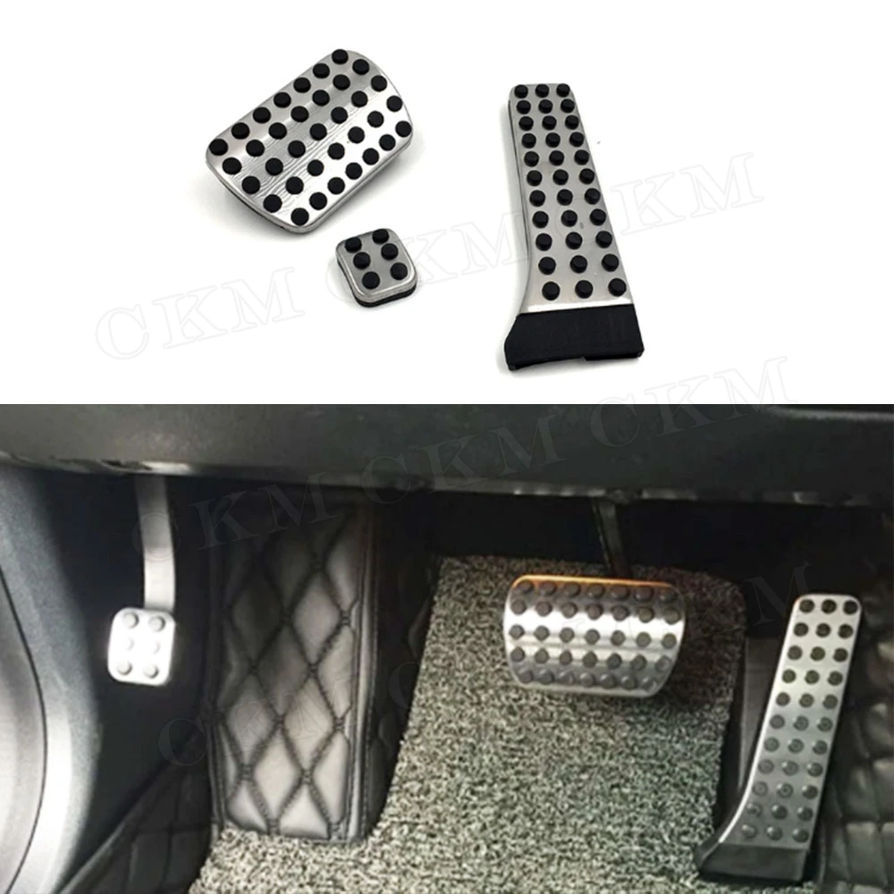 Non-Slip Car Pedal Cover Set Pedali Accessories For Mercedes Benz C E S GLC GLK SLK CLS SL Class W203 W222 W213 W205 W212 W218