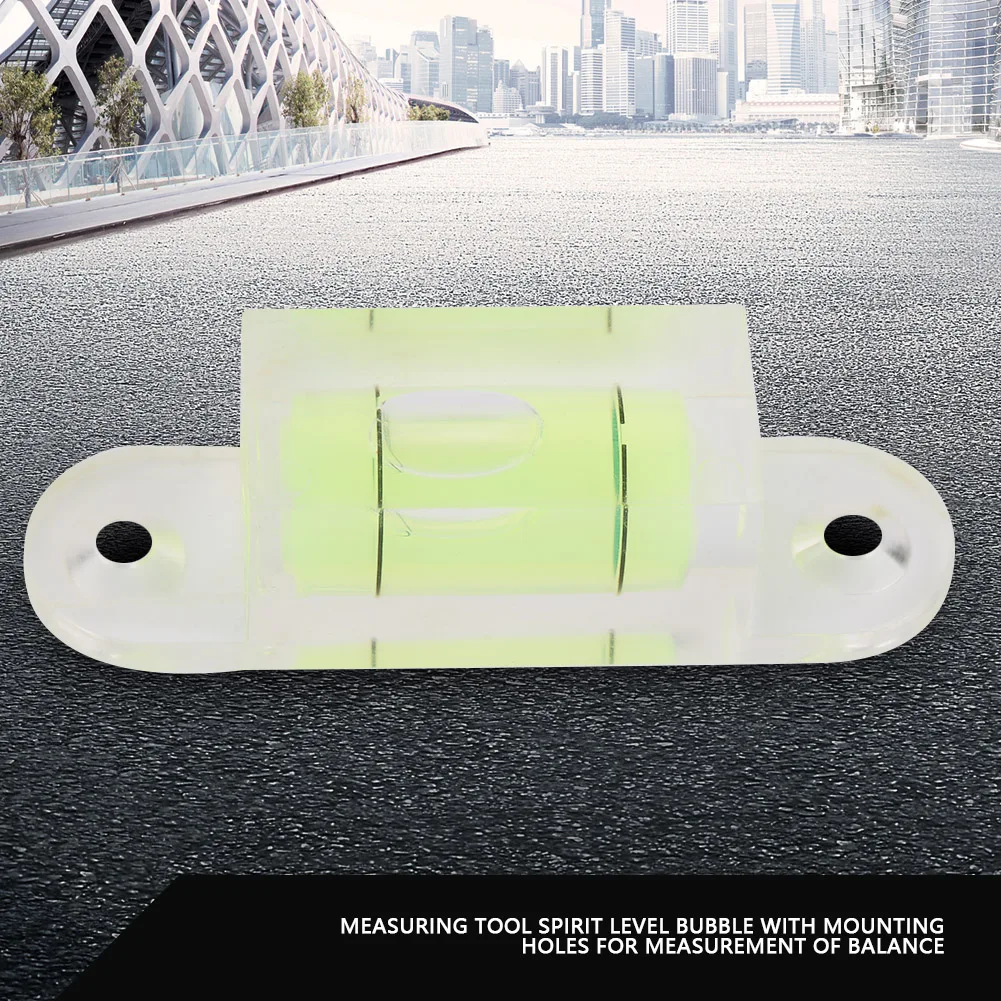 Portable Level Bubble Gauge Mounting Hole Design Spirit Level Bubble Home DIY Instrument Horizontal Position Detection Supplies