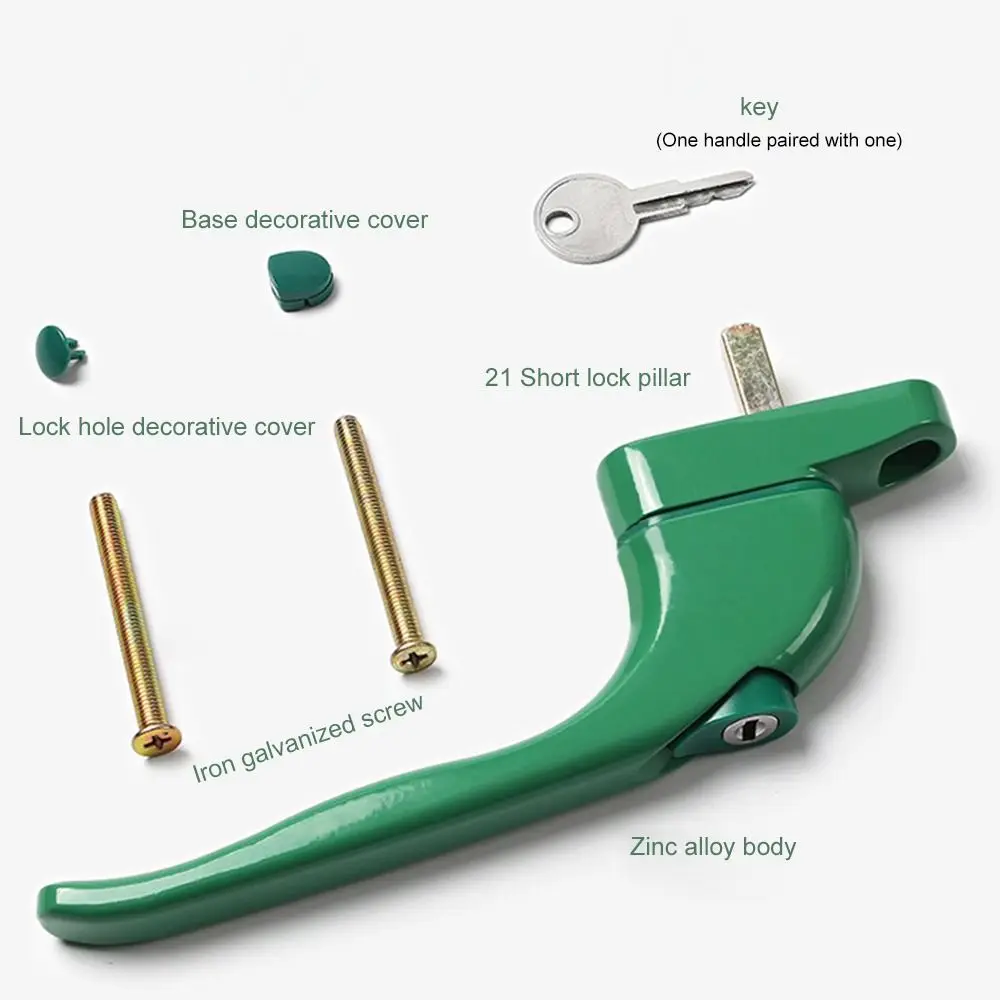 Spindle Universal Locking Door Handles Latch Locks Window Handle Double Glazing