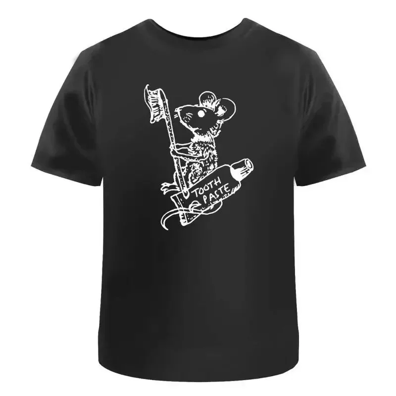 Mouse With Toothpaste' Cotton T Shirt Ta011241