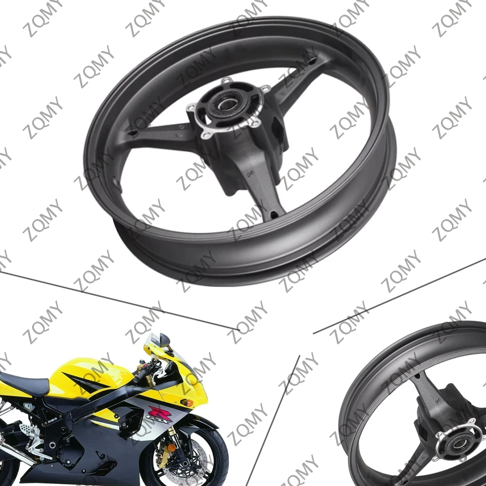 

Motorcycle Front Wheel Rim for Suzuki GSXR 600 750 K6 GSXR600 GSXR750 2006 2007 & GXSR1000 1000 K5 K7 2005-2008 Aluminum Alloy