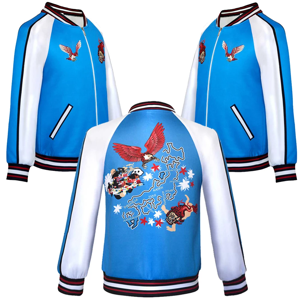 Li Cosplay Blauwe Schooljas Fantasty Kostuum 2023 Tv Gen V Jasje Uniform Halloween Carnaval Rolleplay Vrouwen Mannen Volwassen Pak