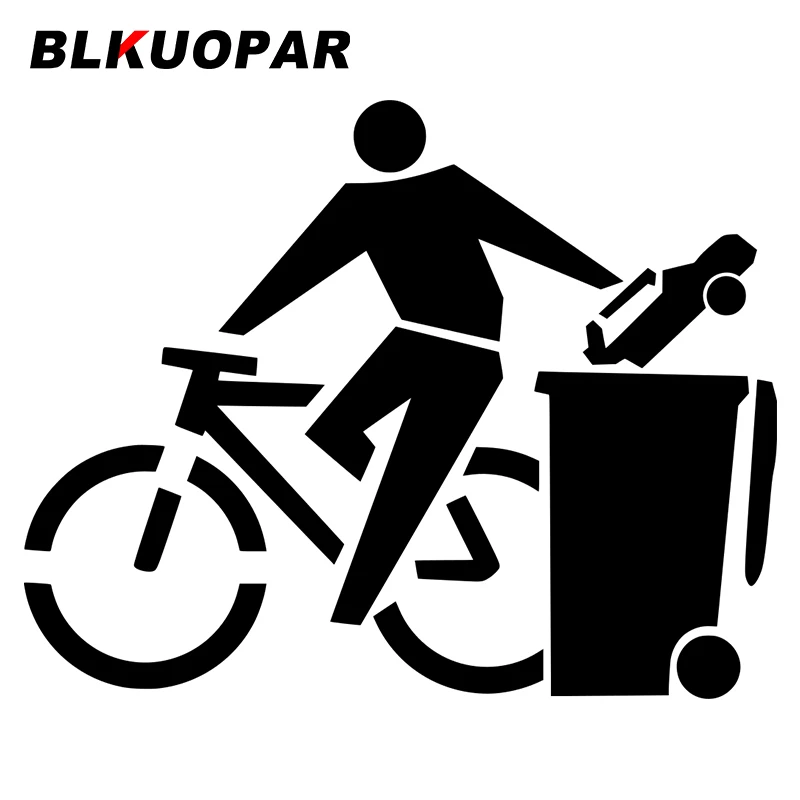BLKUOPAR for Bicycle Car Stickers Waterproof Creative Decals Occlusion Scratch Air Conditioner Refrigerator Decor Car Goods