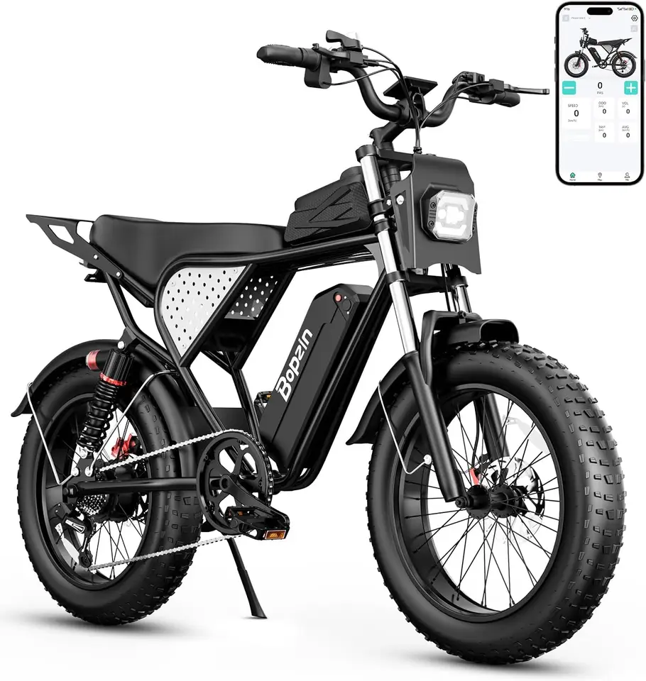 Electric Bike for Adult 1500W-2000W Peak Motor, 48V 20-25AH Removable Large Battery Up to 80 Miles Range, UL 2849 Certifi image 3