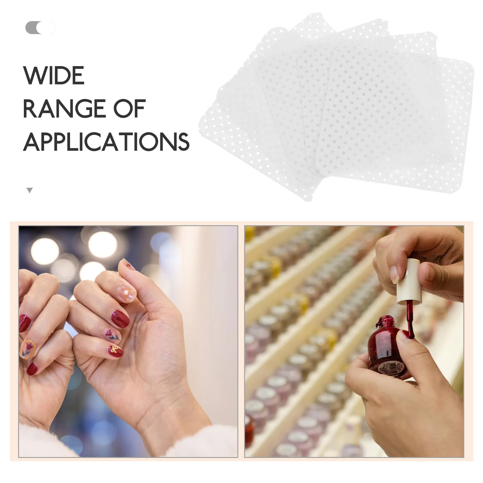 2 Boxen Nagellackentferner-Pads, weiche Baumwolltücher zum Entfernen von Fingernagellack, schnelle Reinigung für Nägel zu Hause oder im Salon