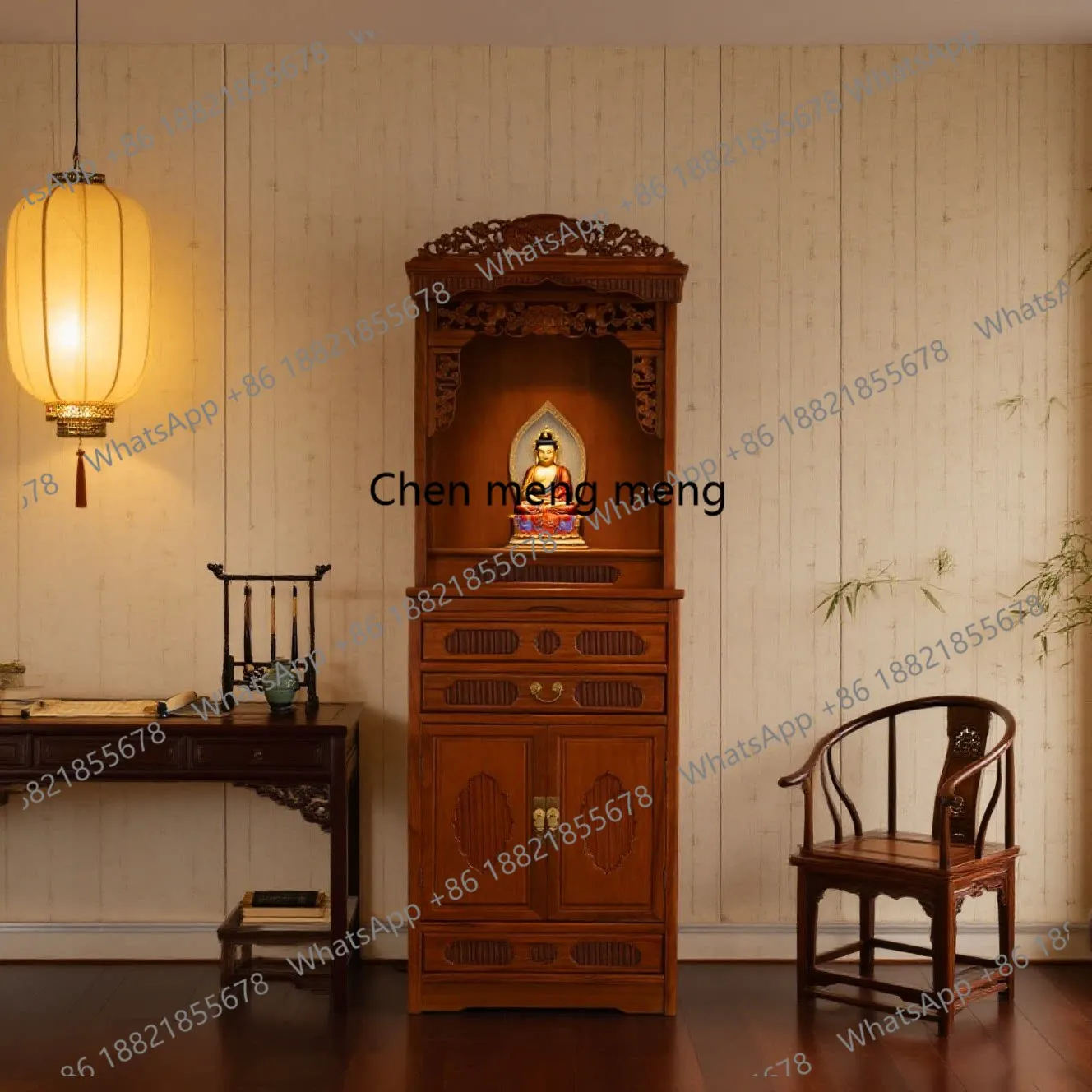 mahogany solid wood buddhist niche altar table altar cabinet guanyin  r home standing cabinet god of wealth cabinet