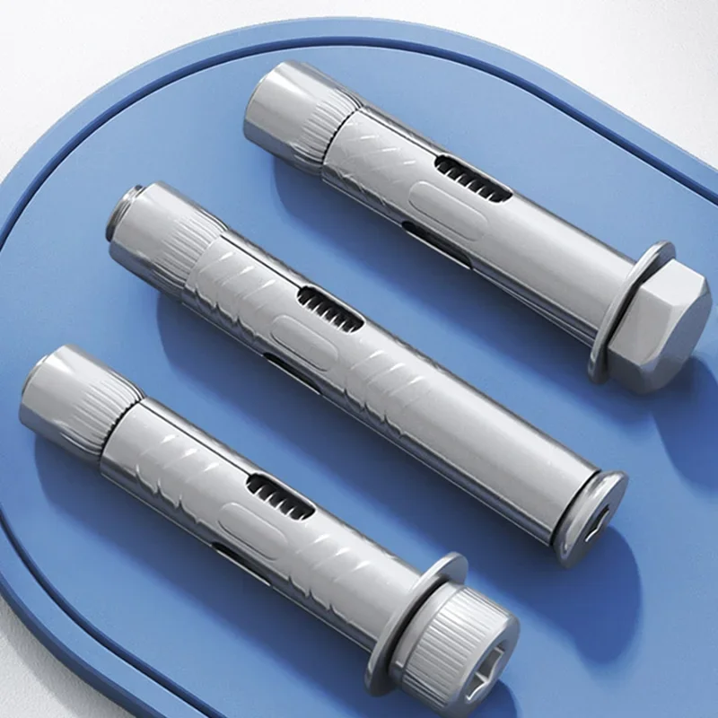 M6 M8 M10 M12 (مجموعة) 304 الفولاذ المقاوم للصدأ سداسية التوسع المسمار غاطسة مستديرة رئيس كأس داخلي رئيس مسدس توسيع الترباس