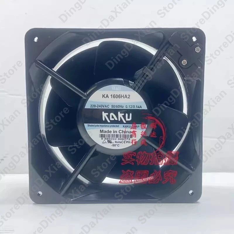 X FOR KAKU KA1606HA2 220-240VAC 0.12/0.14A Axial Cooling Fan 1pcs