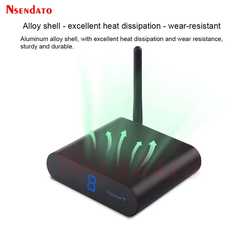 Measy-transmisor inalámbrico AV220 2,4G, receptor de Audio, vídeo, TV, señal AV, pasa por la pared, 200M / 660 pies para SD